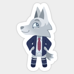 Julian Fawcett - Wolf Portrait Sticker